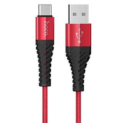 Кабель USB - Type-C Hoco X38 Cool Charging  100см 3A  (red)