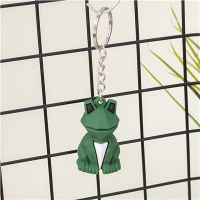 Брелок «Statuette frog», green