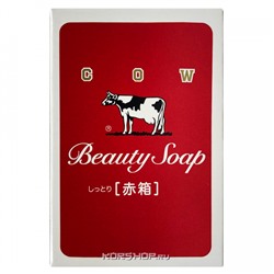 Туалетное мыло Роза Beauty Soap Cow Brand, Япония, 300 г (3шт*100гр) Акция