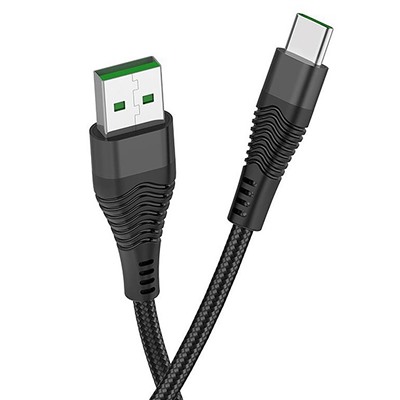 Кабель USB - Type-C Hoco U53 Flash  120см 5A  (black)