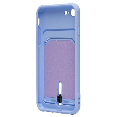 Чехол-накладка - SC304 с картхолдером для "Apple iPhone 7/iPhone 8/iPhone SE 2020" (light violet) (208664)