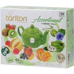 TARLTON. Ассорти. Green tea карт.пачка, 60 пак.