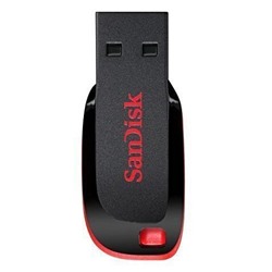 Флэш накопитель USB 32 Гб SanDisk Cruzer Blade (black)