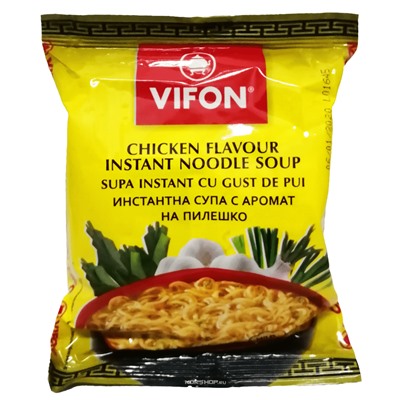 Пшеничная лапша б/п со вкусом курицы Vifon, Вьетнам, 60 г Акция