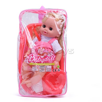 Кукла "Ксюшенька" с аксессуарами, в рюкзаке