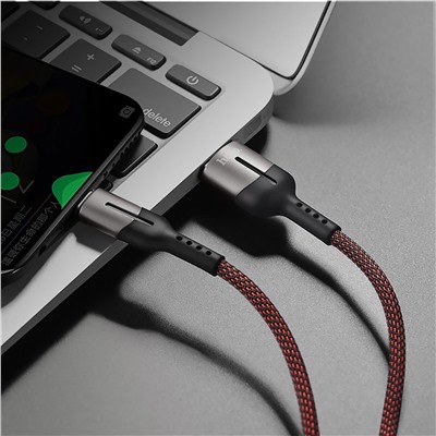 Кабель USB - Type-C Hoco U68  120см 5A  (black)