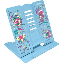 Подставка для учебников и книг "POP style" 20x19 см, металлическая окрашенная, вес 430 г, с противоскользящими ножками, с полноцветным рисунком, в пластиковом пакете с европодвесом