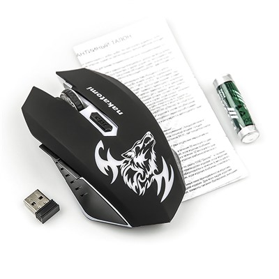 Мышь оптическая беспроводная Nakatomi Gaming mouse MROG-15U RF, игровая