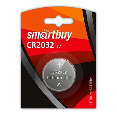 Элемент литиевый Smart Buy CR2032 (1-BL) (12/720)