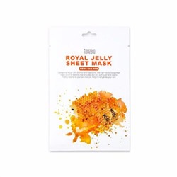 TENZERO Маска тканевая с экстрактом маточного молочка - Royal Jelly Sheet Mask, 25мл