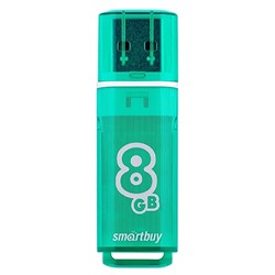 Флэш накопитель USB 8 Гб Smart Buy Glossy (green)