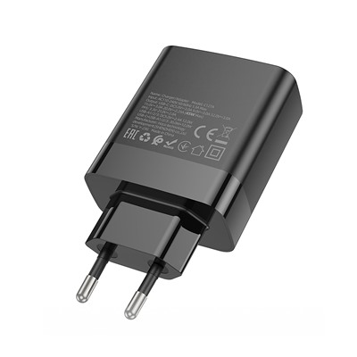 Адаптер Сетевой Hoco C127A PD 3USB/Type-C 45W (black)