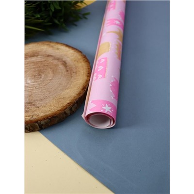 Упаковочная бумага «Princess», pink (50*70 см)