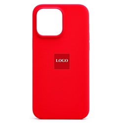 Чехол-накладка ORG Silicone Case SafeMag с анимацией для "Apple iPhone 14 Pro Max" (product red)