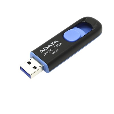 Флэш накопитель USB 32 Гб A-Data UV128 3.0 (black/blue)