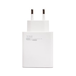 Адаптер Сетевой с кабелем ORG Xiaomi [BHR6039EU] USB 33W (USB/Type-C) (A) (white)