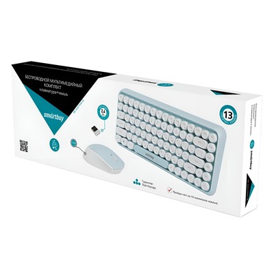 Беспроводной набор Smart Buy SBC-626376AG-M (light blue/white)