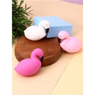 Мялка - антистресс «Squeeze flamingo», pink
