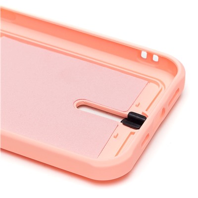 Чехол-накладка - SC304 с картхолдером для "Apple iPhone 13" (light pink)