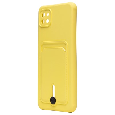 Чехол-накладка - SC304 с картхолдером для "Samsung SM-A226 Galaxy A22s 5G" (yellow) (208727)