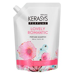 Шампунь для волос Романтик Kerasys КераСис (запасной блок), Корея, 500 мл Акция