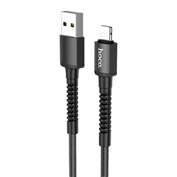 Кабель USB - Apple lightning Hoco X71 Especial  100см 2,4A  (black)