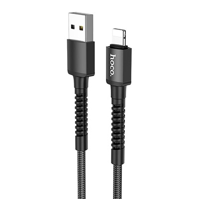 Кабель USB - Apple lightning Hoco X71 Especial  100см 2,4A  (black)