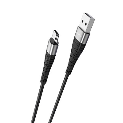 Кабель USB - Type-C Borofone BX32 Munificent (повр. уп)  100см 3A  (black)