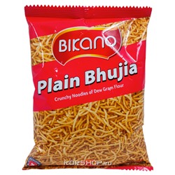 Хрустящая лапша из нутовой муки Plain Bhujiya Bikano, Индия, 200 г. Акция