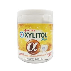 Жевательная резинка Фреш Alpha Xylitol Gum Fresh Lotte, Корея, 86 г Акция