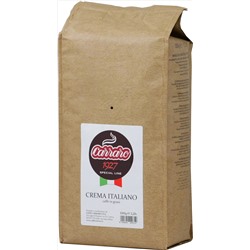 Carraro. Crema Italiano (зерновой) 1 кг. мягкая упаковка