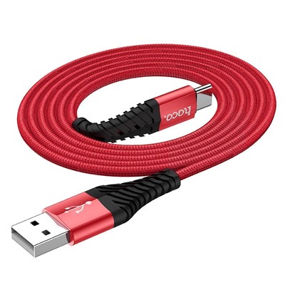 Кабель USB - Type-C Hoco X38 Cool Charging  100см 3A  (red)