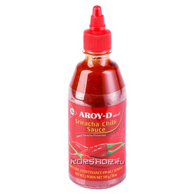 Острый чили соус Шрирача Sriracha Sauce Aroy-D 510 г, Акция