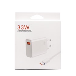 Адаптер Сетевой с кабелем - [BHR6034EU] USB 33W (USB/Type-C) (B) (white)