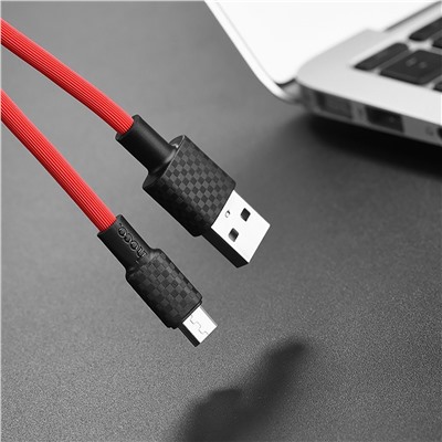 Кабель USB - micro USB Hoco X29 Superior  100см 2A  (red)