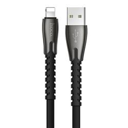 Кабель USB - Apple lightning Hoco U58 Core  120см 2,4A  (black)