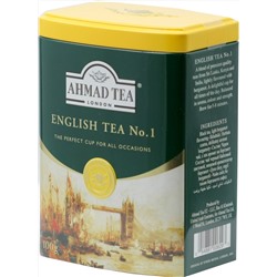 AHMAD. English tea №1 100 гр. жест.банка