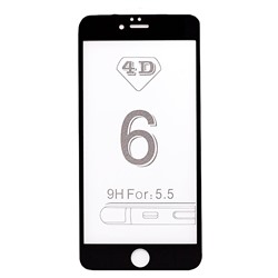 Защитное стекло Full Screen - 3D Flat для "Apple iPhone 6 Plus/iPhone 6S Plus" (black) (тех.уп.) (black)