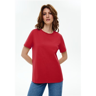 Женская футболка, цвет красный