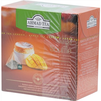 AHMAD TEA. Desserts Collection. Mango Souffle карт.пачка, 20 пирамидки
