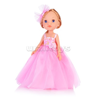 Кукла "Варвара" в розовом нарядном платье, в коробке