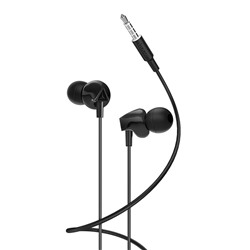 Проводные наушники с микрофоном внутриканальные Hoco M60 Perfect sound universal Jack 3,5  (black)