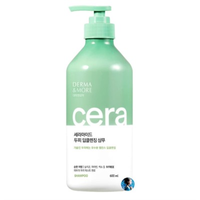 KeraSys Шампунь для волос «глубокое очищение» - Derma&more cera deep cleansing, 600мл