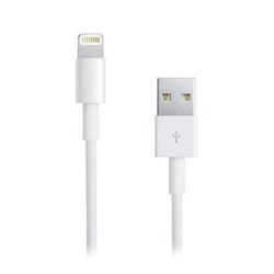 Кабель USB - Apple lightning - Apple iPhone 5 (повр. уп)  100см 1,5A  (white)