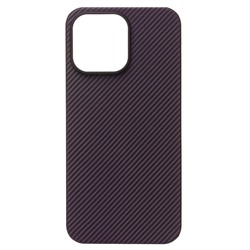 Чехол-накладка - SM009 POSH KEVLAR SafeMag для "Apple iPhone 14 Pro Max" (violet)