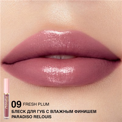 Блеск для губ с влажным финишем 09 Fresh Plum