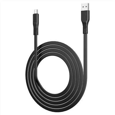 Кабель USB - micro USB Borofone BX23 Wide (повр. уп)  100см 2,4A  (black)