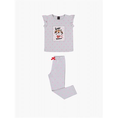 Детская пижама для девочек "Индефини" (Арт.954000-1017GTD)