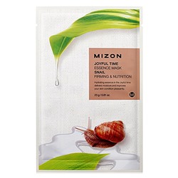 Mizon Маска тканевая с экстрактом улиточного муцина - Joyful time essence mask snail, 23г