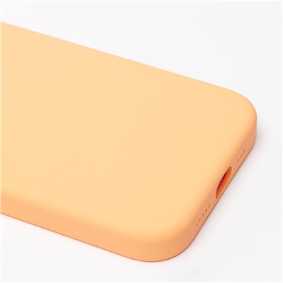 Чехол-накладка ORG Silicone Case SafeMag с анимацией для "Apple iPhone 15 Pro" (orange sorbet)